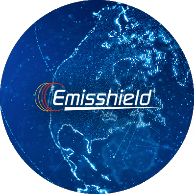 Emisshield high-emissivity coatings distribution network for industrial applications across North America.